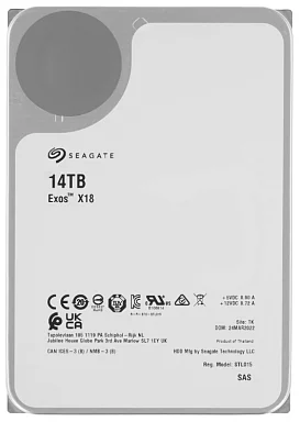 Жесткий диск HDD SEAGATE ST14000NM008J,  14 ТБ, 256 МБ 7200 об/мин