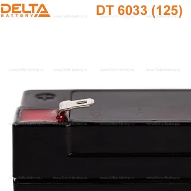 Аккумулятор Delta DT 6033 (125) AGM (6 В / 3,3 Ач)