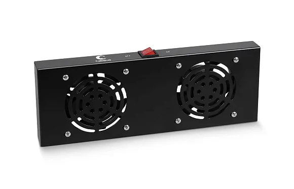 Cabeus TRAY-FAN2-BK (11254c) вентиляторный модуль, с 2 вентиляторами