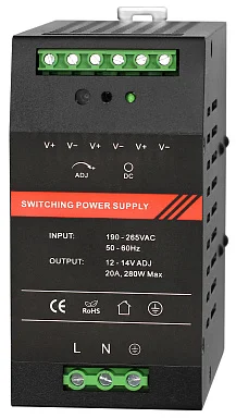 Блок питания Smartec ST-PS120DDU-BK  12 В / 20А