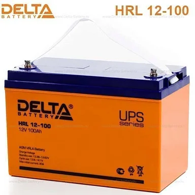 Аккумулятор Delta HRL 12-100 Х AGM (12 В / 100 Ач)