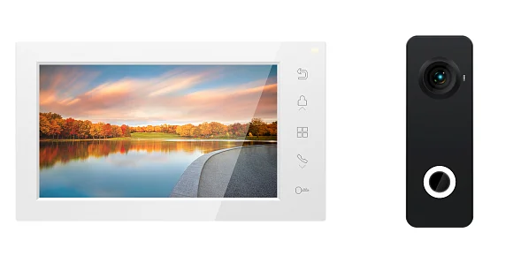 Комплект видеодомофона Tantos Amelie HD X kit (White)