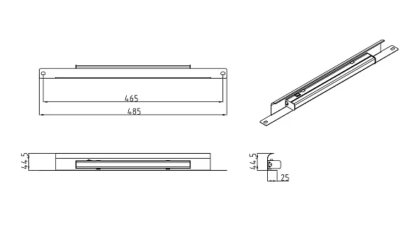 Осветительная панель Cabeus JK03-BK (8765c)