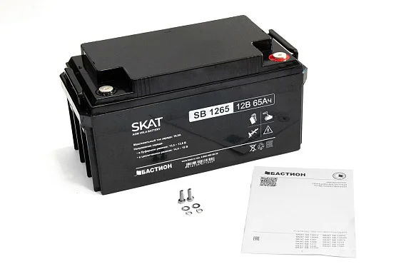 Аккумулятор Бастион SKAT SB 1265 АКБ AGM (12 В / 65 Ач)