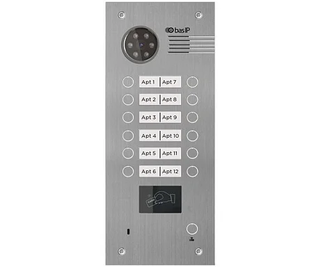 Вызывная панель BAS-IP BA-12BD SILVER