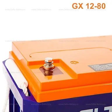 Аккумулятор Delta GX 12-80 GEL (12 В / 80 Ач)