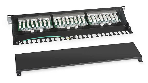 Cabeus PL-24-Cat.6-SH-Dual (7234c) Патч-панель 19"  на 24 порта