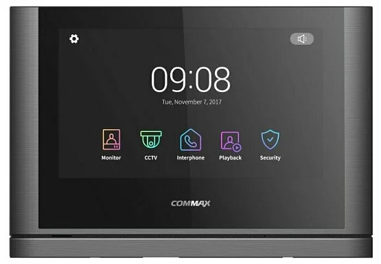 Монитор видеодомофона Commax CDV-1024MA Темное серебро Black Smog/VZ