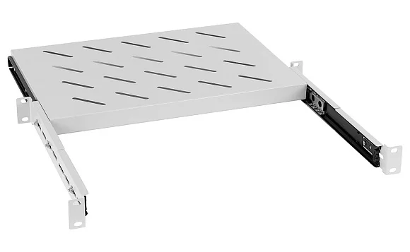 Cabeus JE05-600 (7147c) Серая перфорированная полка, 1U