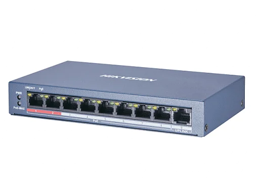 Коммутатор Hikvision DS-3E0109P-E/M (B)