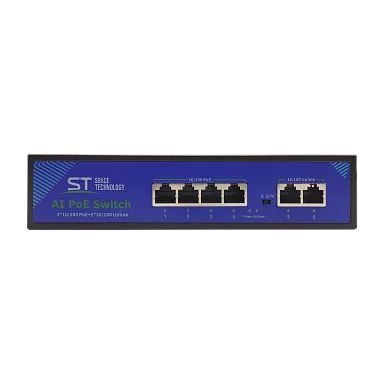 Коммутатор Space Technology ST-S46POE (2М/65W/А) PRO, (версия 4)