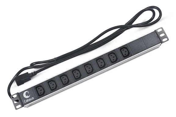 Cabeus PDU-8I-2IEC (7291c) Горизонтальный блок розеток 19" , до 10А