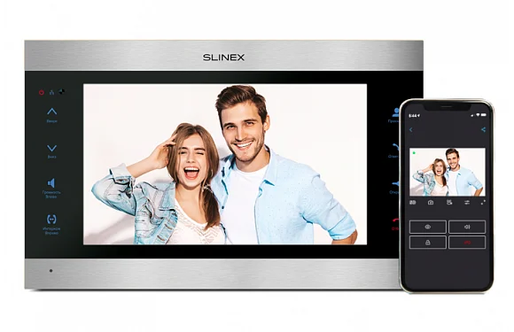 Монитор видеодомофона Slinex SL-10IPTHD Silver+Black