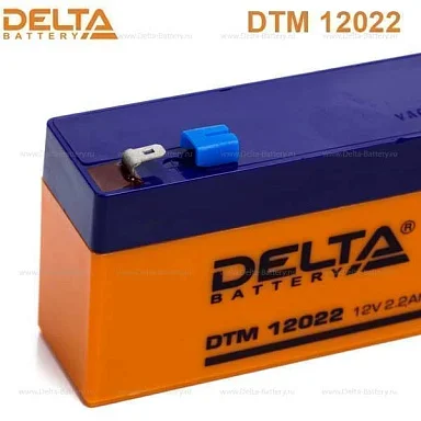 Аккумулятор Delta DTM 12022 AGM (12 В / 2,2 Ач)