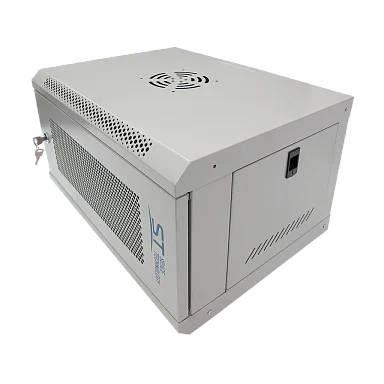 Space Technology ST-NCP9U600 (СЕРЫЙ) С ПОЛКОЙ Настенный 9U телекоммуникационный шкаф 19"