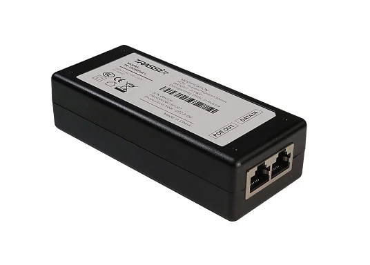 PoE Инжектор TRASSIR TR-I30WPoE+, 1 PoE,  до 30 Вт