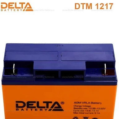 Аккумулятор Delta DTM 1217 AGM (12 В / 17 Ач)