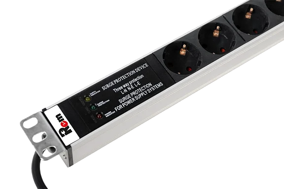 Rem R-16-7S-FI-440-1.8 Горизонтальный блок розеток 19" , до 16А