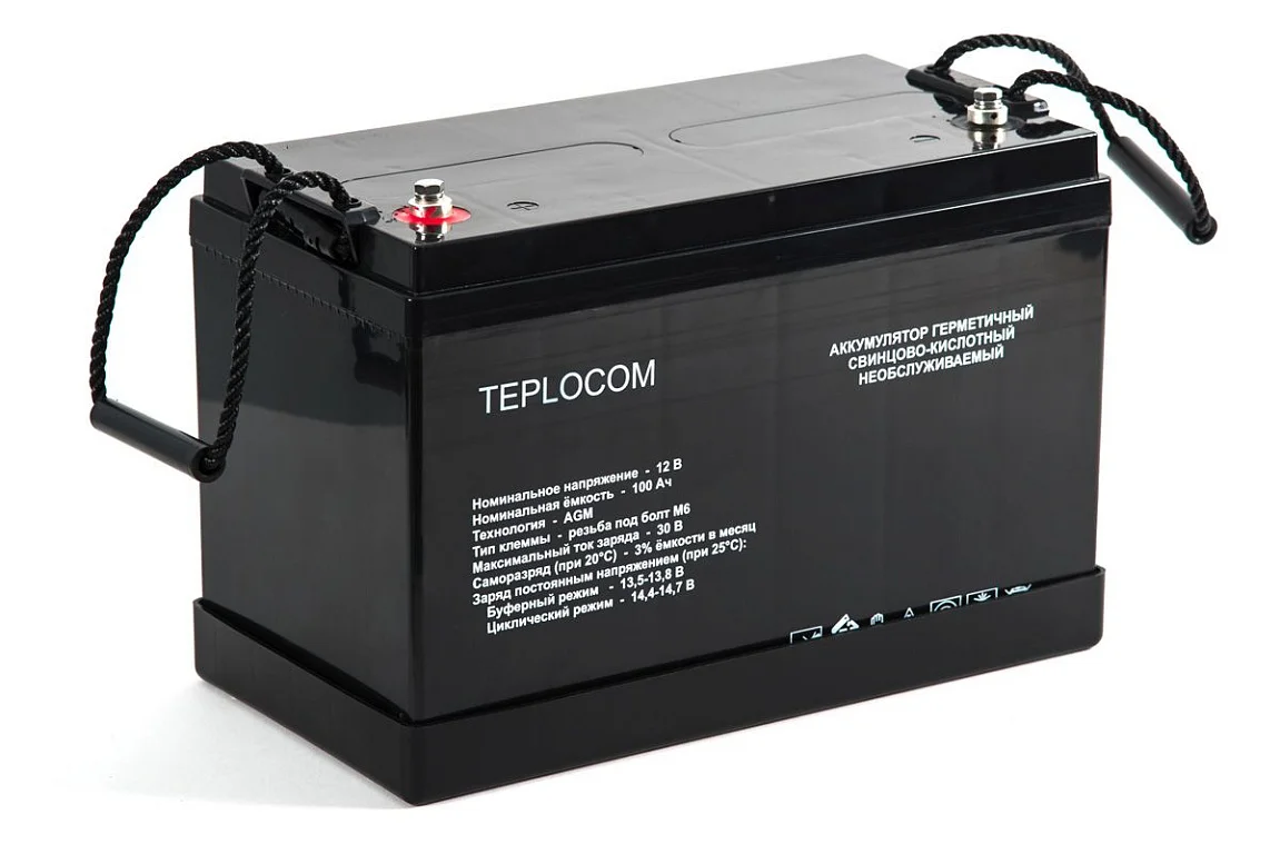 АКБ TEPLOCOM 100Ач