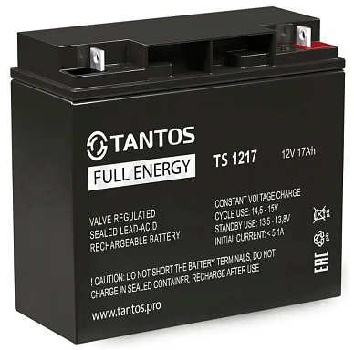 Аккумулятор Tantos TS 1217 AGM (12 В / 17 Ач)