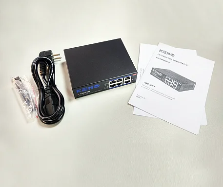 Коммутатор KENO KN-SW402POE+