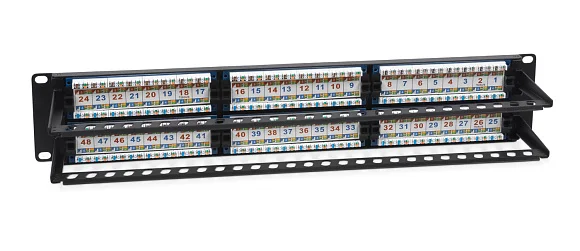 Cabeus PL-48-Cat.6a-Dual (7652c) Патч-панель 19"  на 48 портов