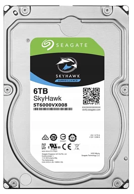 Жесткий диск HDD SEAGATE ST6000VX008,  6 ТБ, 256 МБ 5900 об/мин