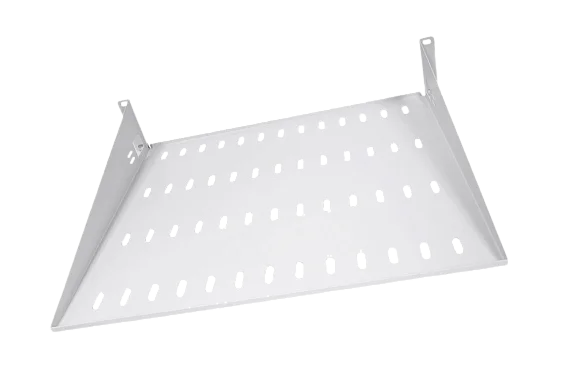 ЦМО МС-40 Серая перфорированная полка, 2U