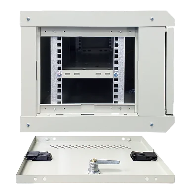 Space Technology ST-NCP6U03 (СЕРЫЙ) С ПОЛКОЙ  U телекоммуникационный шкаф