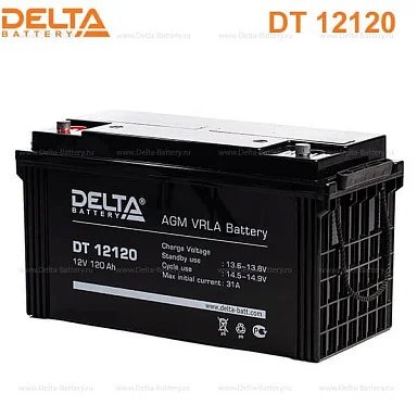 Аккумулятор Delta DT 12120 AGM (12 В / 120 Ач)
