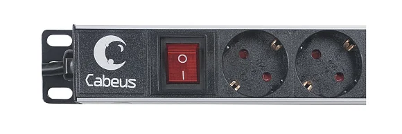 Cabeus PDU-12P-2EU (7295c) Вертикальный блок розеток 19" до 16 А