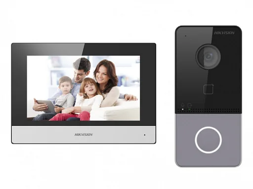 Комплект видеодомофона Hikvision DS-KIS603-P (C)