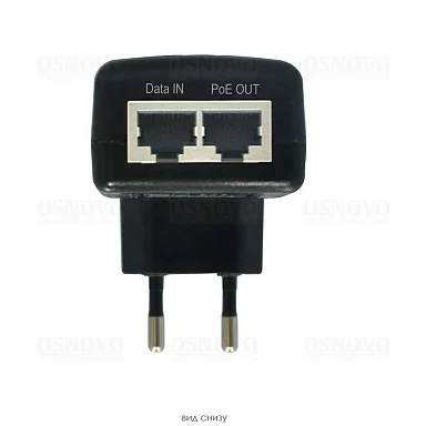 PoE Инжектор OSNOVO Midspan-1/151A, 1 PoE,  до 15,4 Вт