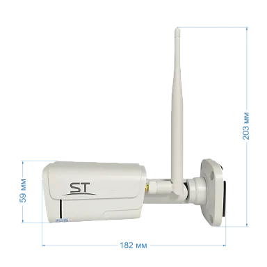 Space Technology ST-VX2673 POE 4G LIGHT (2,8мм) (версия 3) - IP Видеокамера  2 Мп, объектив 2,8 мм