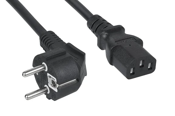 Cabeus PC-186-VDE-1.5-1.8M (12269c) кабель питания Schuko + IEC 320 C13, 1.8 м