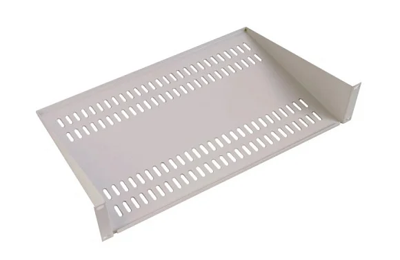 ЦМО МС-20-9005 Черная перфорированная полка, 2U