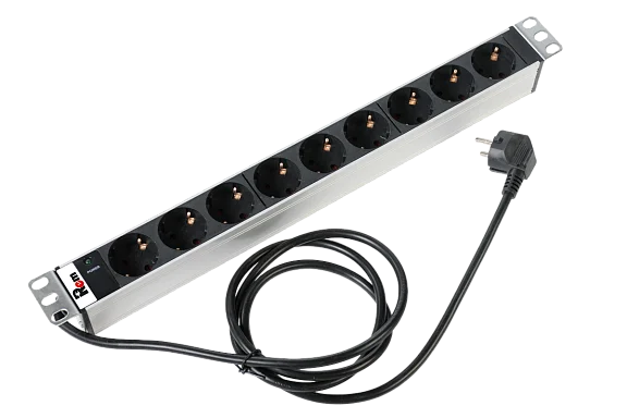 Rem R-16-9S-I-440-1.8 Горизонтальный блок розеток 19" , до 16А