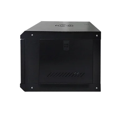 Space Technology ST-NC6U01 (ЧЕРНЫЙ) С ПОЛКОЙ Настенный 6U телекоммуникационный шкаф 19"