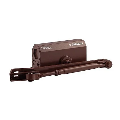 Дверной доводчик Нора-М ISPARUS 410 F (коричневый) до 60 кг, EN3