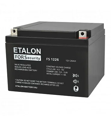 Аккумулятор ETALON FS 1226 AGM (12 В / 26 Ач)