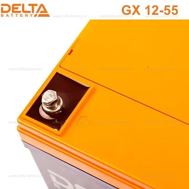 Аккумулятор Delta GX 12-55 GEL (12 В / 55 Ач)