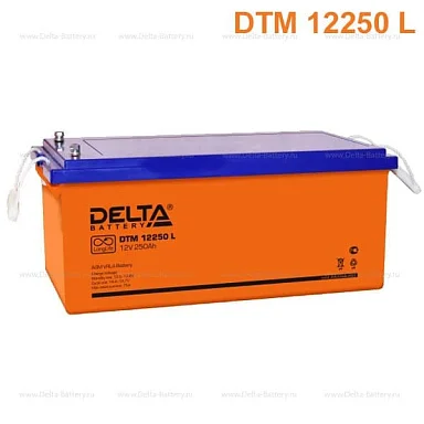 Аккумулятор Delta DTM 12250 L AGM (12 В / 250 Ач)