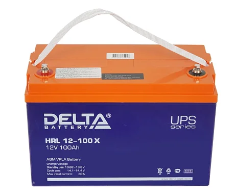 Аккумулятор Delta HRL 12-100 Х AGM (12 В / 100 Ач)