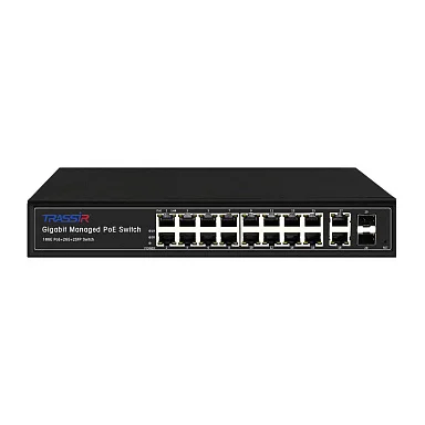 Коммутатор TRASSIR TR-NS24202S-300-16PoE v2