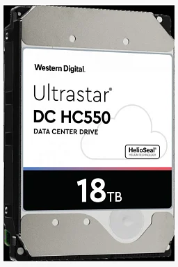 Жесткий диск HDD Western Digital WUH721818ALN604,  18 ТБ, 512 МБ 7200 об/мин
