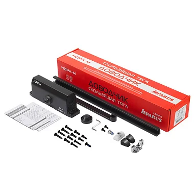 Дверной доводчик Нора-М ISPARUS 450 Slider (черный) ,
