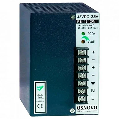 Блок питания OSNOVO PS-24120/I  24 В / 5А