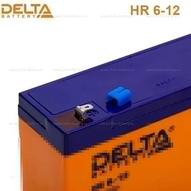 Аккумулятор Delta HR 6-12 AGM (6 В / 12 Ач)