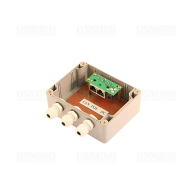 PoE Инжектор OSNOVO Midspan-1/PW, 1 PoE,  до 30 Вт