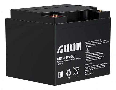 Аккумулятор Roxton RBT-12V40AH AGM (12 В / 40 Ач)